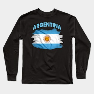 Argentina Argentine Flag Argentine Long Sleeve T-Shirt